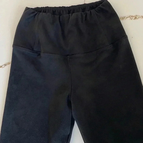 Wilfred Free Aritzia Daria Pant Faux Suede Legging in black size small - Picture 4 of 5